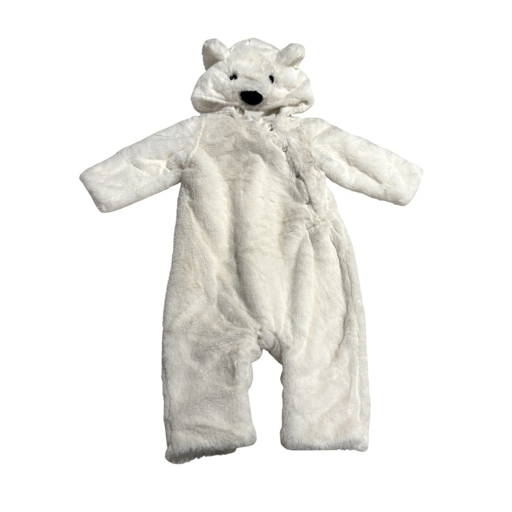 Pottery‎ Barn Kids Baby Polar Bear Halloween Costume 0/6 Months - Picture 1 of 9